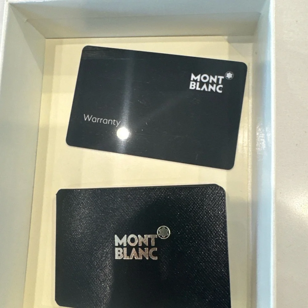 Mont blanc mans clip wallet